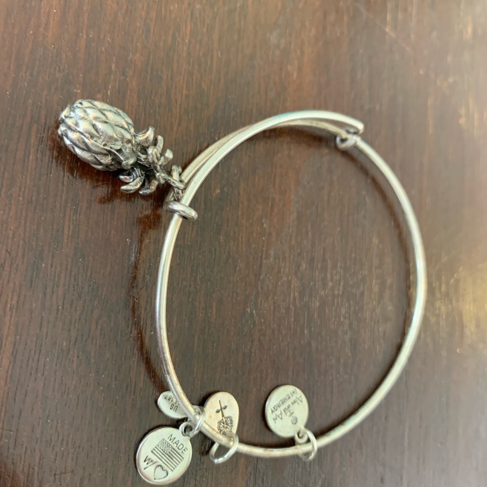 Alex and Ani pineapple bracelet